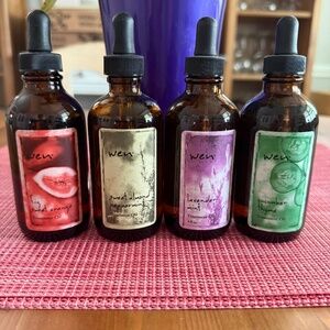4 WEN treatment oils + Bonus Comb and Verb Ghost Oil
